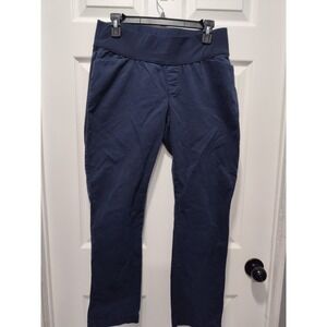 Gap Maternity‎ Pants Capri Womens Size 8 Navy Blue Best Girlfriend Elastic Ban